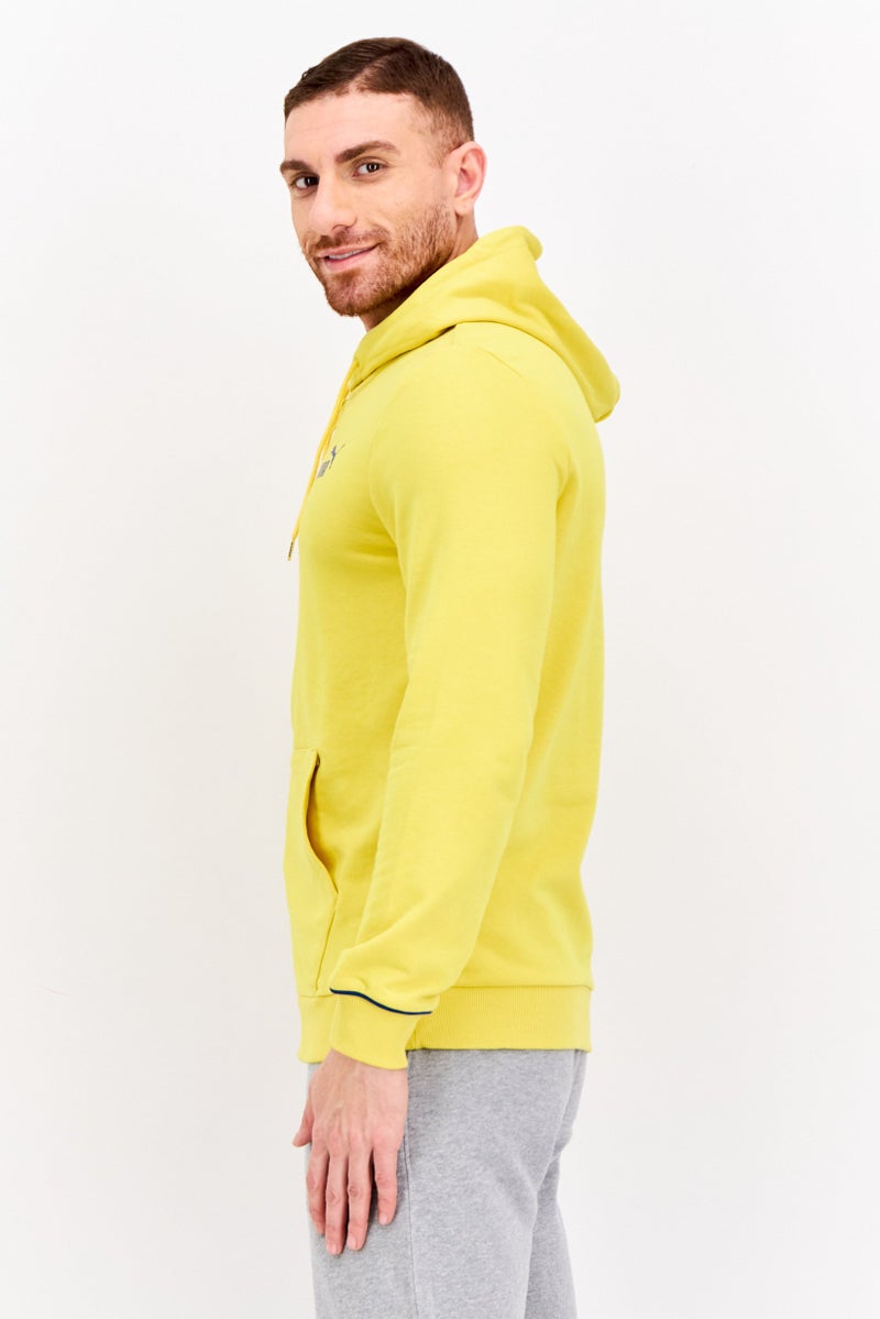 PUMA Men Regular Fit Long Sleeve Outdoor Hooded Sweatshirt, Yellow - Image 2