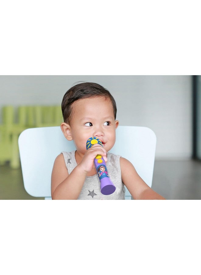 eKids Ms Rachel Toy Microphone for Kids, Includes Built-in Music and Lights, Toddler Toys for Ages 18 Months and Up (Purple) - Image 2