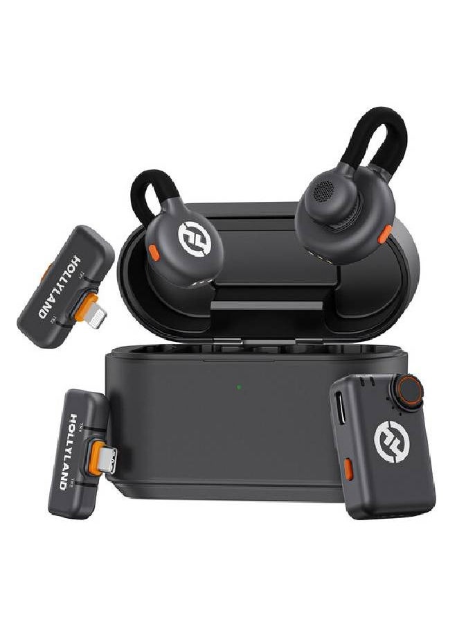 Hollyland - LARK M2S Ultimate Combo 2-Person Wireless Microphone System for Cameras and Mobile Devices - Image 1