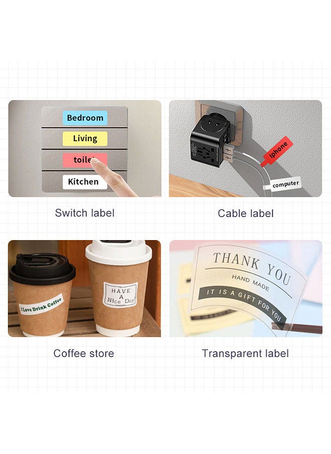 Generic P50 Label Maker Machine Pocket Labeler Portable Thermal Sticker Printer for Organizing Adhesive Tag DIY Date Journal Study Stickers 20-57mm label Width Support Wireless BT Connect  - Image 5