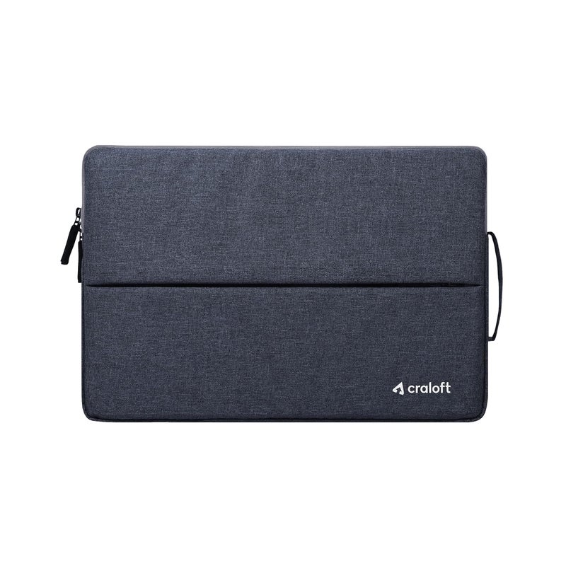 CRALOFT Laptop Sleeve Cover Bag for 16 Inch MacBook Pro – Slim, Water-Resistant & Protective Case – Perfect for Office & Travel Use (Grey_L25) - Image 1