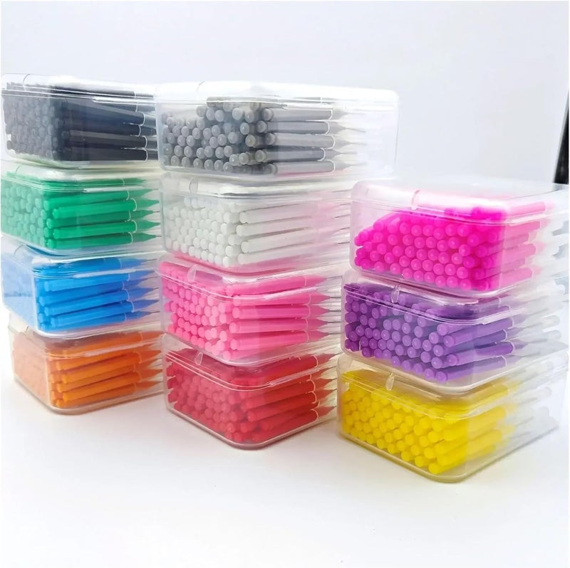 Manual Toothbrush 60Pcs Interdental Brushes 0.6-1.5mm Health Care Tooth Push-Pull Removes Food Better Teeth Brush(0.6mm Gray) - Image 5