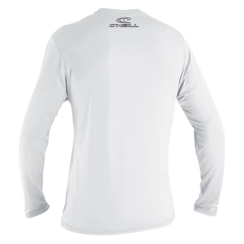 O'Neill Wetsuits Youth Basic Skins UPF 50+ Long Sleeve Sun Shirt, White, 14 - Image 3