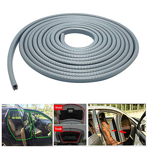 PRIKNIK Car U Shape Edge Trim Rubber Strip Seal Protector Car Door Edge Guards (16 ft/5 m) Compatible with Cars (Grey, 16 ft) - Image 4