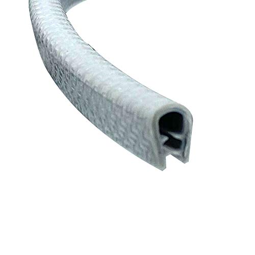 PRIKNIK Car U Shape Edge Trim Rubber Strip Seal Protector Car Door Edge Guards (16 ft/5 m) Compatible with Cars (Grey, 16 ft) - Image 5