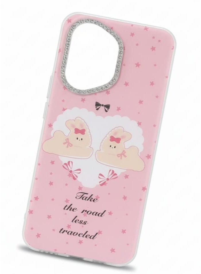 غطاء فاخر بتصميم سحابة الحلوى لهاتف Honor 400 - Image 2