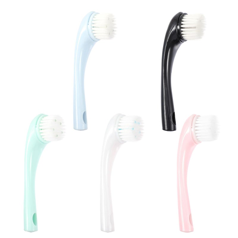5pcs Facial Cleansing Brushes Soft Skin Friendly Portable For Blackhead Removal - Image 2