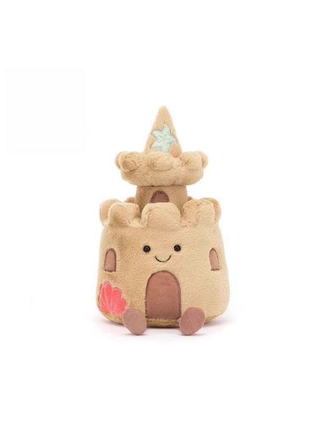 Jellycat Jelly Summer Element Series - Sand Castle 25cm - Let's Adorn the Summer Together! 