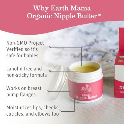 Earth Mama Angel Baby Natural Nipple Butter, 2-Ounce Jar - Image 2