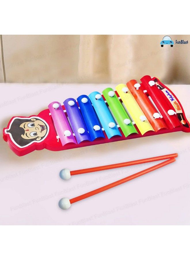 FunBlast Cute Xylophone With 2 Sticks Wooden Toy For Kids Hand Knock Pianomusical Toys For Babiesboysgirls - Image 4