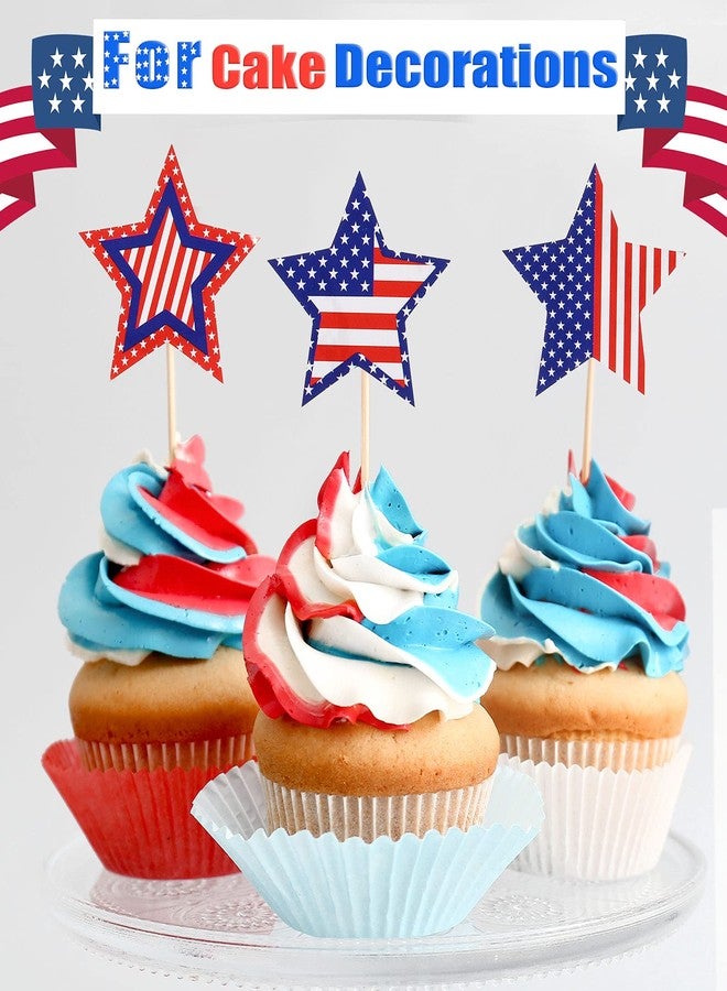 Tenare 1000 Pieces 4th of July American Flag Stickers Patriotic Label Heart Star Sticker Self Adhesive Tag Seals Sticker Party Supplies for Independence Day Decor(Star-Shaped Style) - Image 5