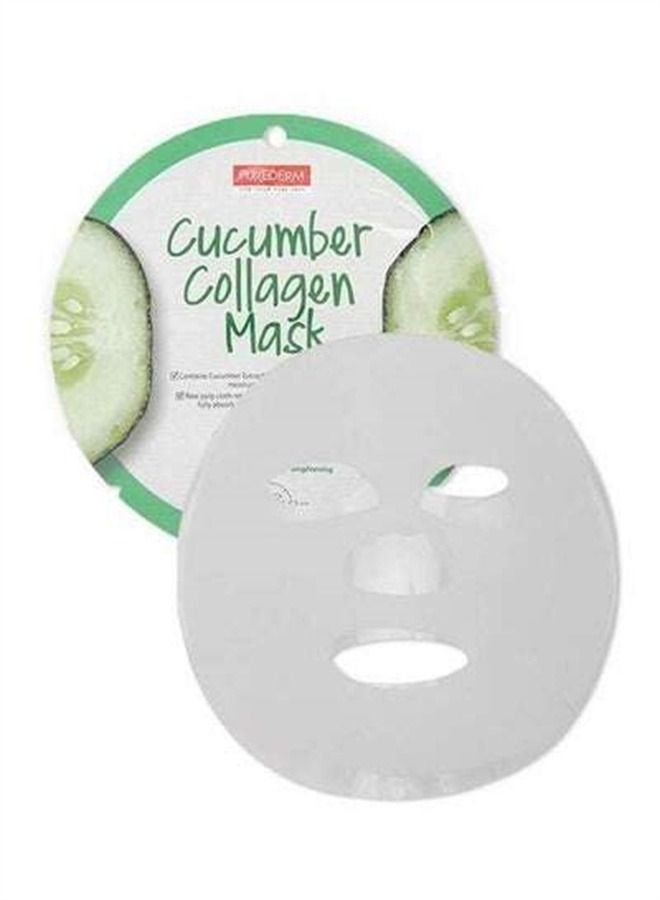 Purederm Cucumber Collagen Mask 18g - Image 2