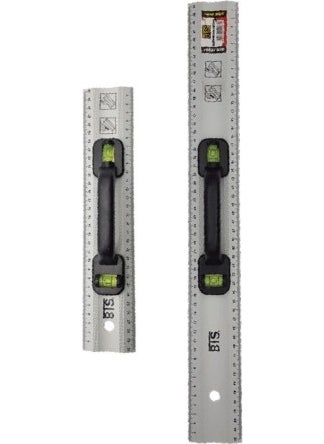 BTS 12267 50CM Bubble Level Aluminum Ruler 