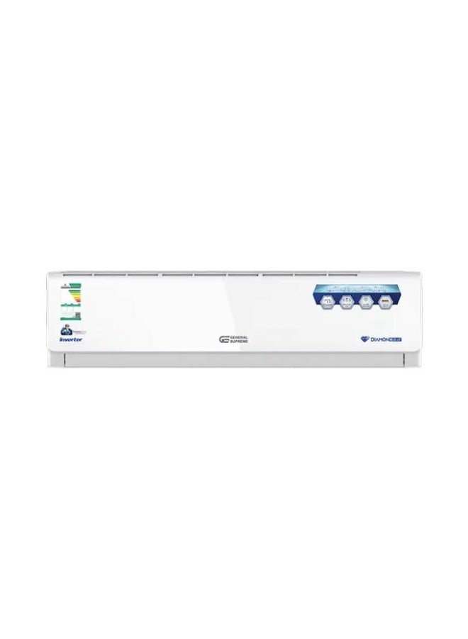 GENERAL SUPREME Diamond Blue Split AC, 31,400 BTU, Gold Fins, Self-Cleaning, I Feel function. GSINV36C - Image 1