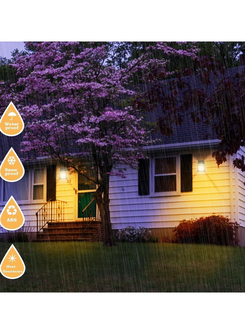 فانوس حائط بمستشعر حركة يعمل بالطاقة الشمسية للإضاءة الخارجية مقاوم للطقس 3 أوضاع تعديل ضوء الجدار الشمسي لحديقة الفيلا والفناء والمسار - BK-888 - Image 4