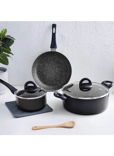 Atlanta 6-Piece Non-Stick Cookware Set 40 x 5.5 x 24 cm