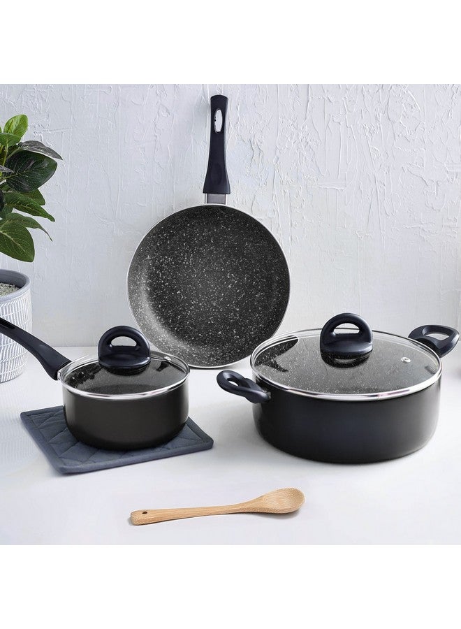 Home Box Atlanta 6-Piece Non-Stick Cookware Set 40 x 5.5 x 24 cm - Image 1