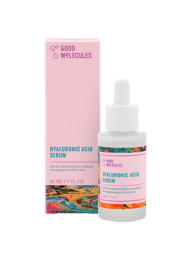 سيروم حمض الهيالورونيك من جود موليكلز - تركيبة مرطبة غير دهنية لترطيب البشرة وإضفاء مظهر ممتلئ - 1% حمض الهيالورونيك، مضاد للشيخوخة، للعناية بالبشرة على الوجه، مصنوع من الماء - Image 1