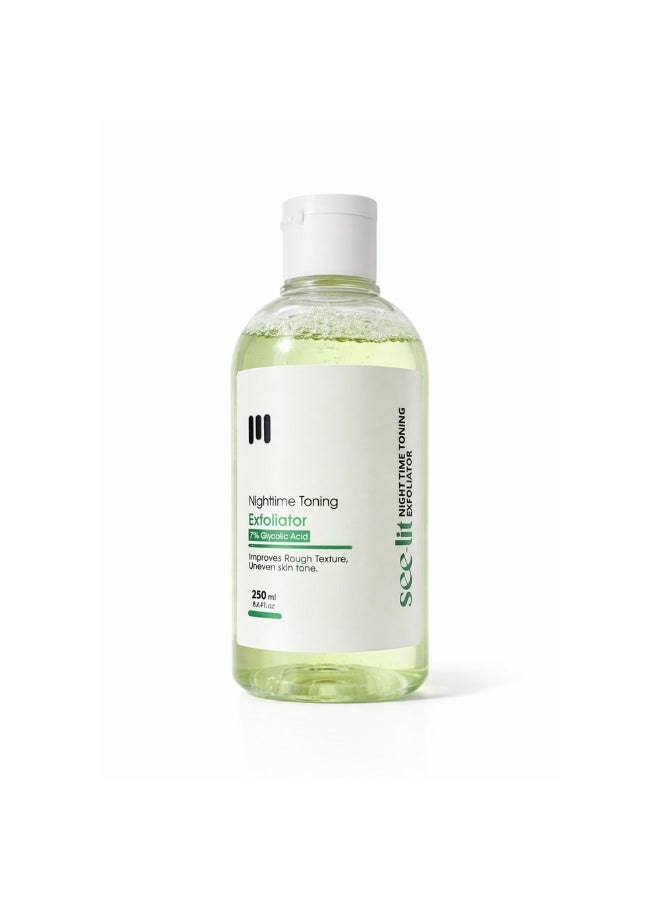 See-lit Night time toning exfoliator