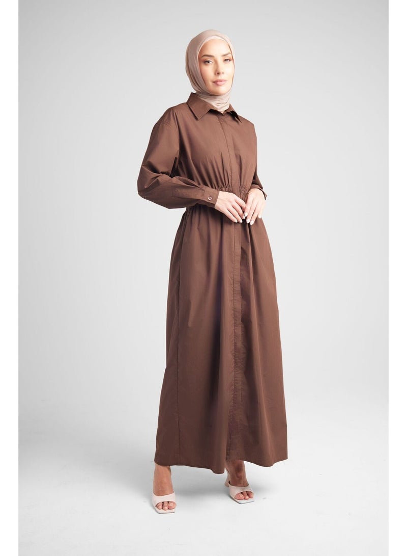 Hijab House Bronze Relaxed Shirt Dress - Image 2