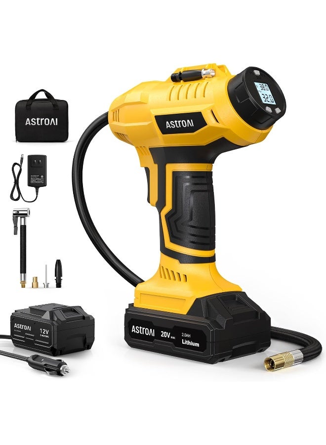 AstroAI Cordless Tyre Inflator Air Compressor - Image 1