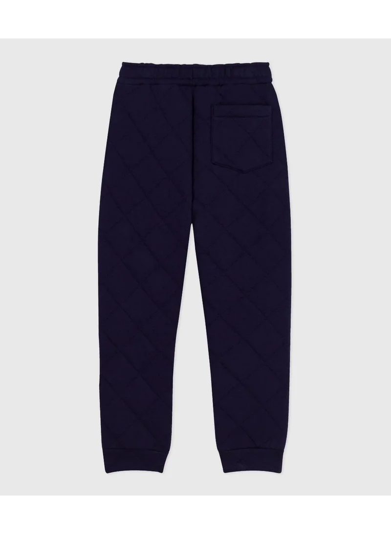 Petit Bateau Children's jogging bottoms in plain cotton