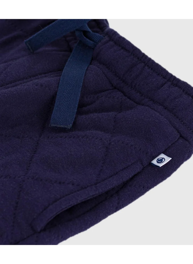 Petit Bateau Children's jogging bottoms in plain cotton