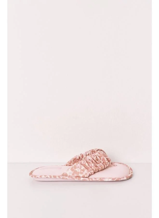 Women'secret Animal print strap slippers