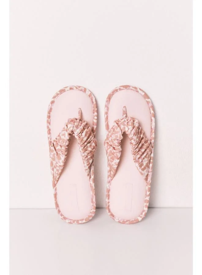 Women'secret Animal print strap slippers