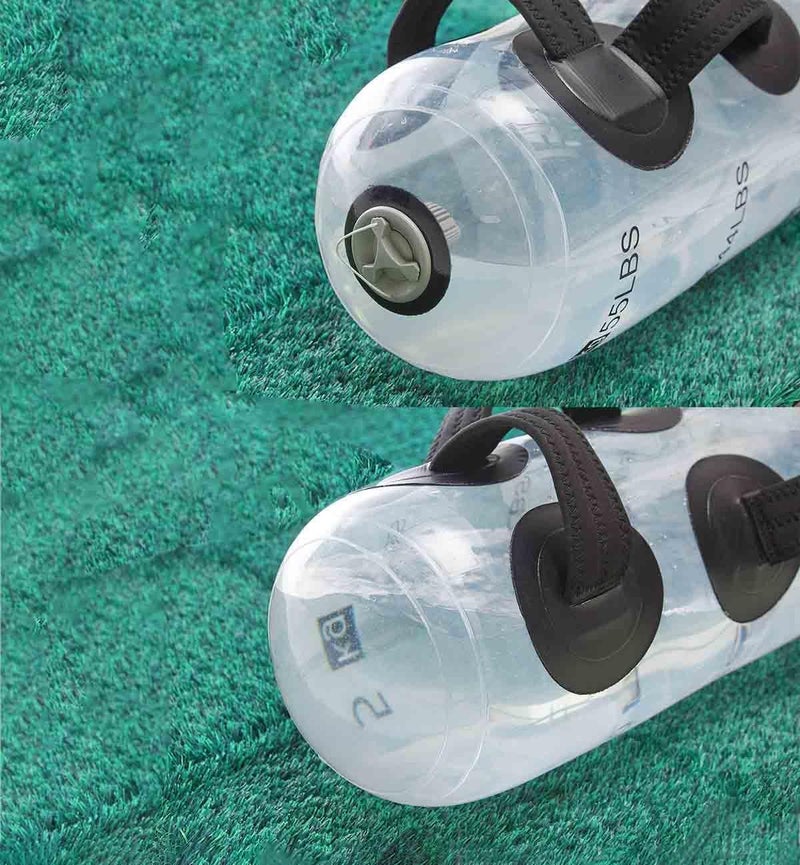 Grofilo 20KG Large Aqua Bags: The Ultimate Core Water Weights for Workouts - Portable Stability Fitness for Indoors and Outdoors - Perfect Agility and Durability - Clear Dumbbell Alternative - Image 3