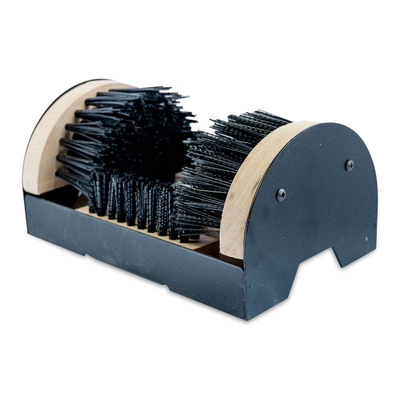 Cadillac Boot Scrubber Cleaner Shoe Brush - Mountable Boot Scrubber Buffer for Boots, Shoes, Sneakers - Indoor/Outdoor Boot Scraper - Image 1