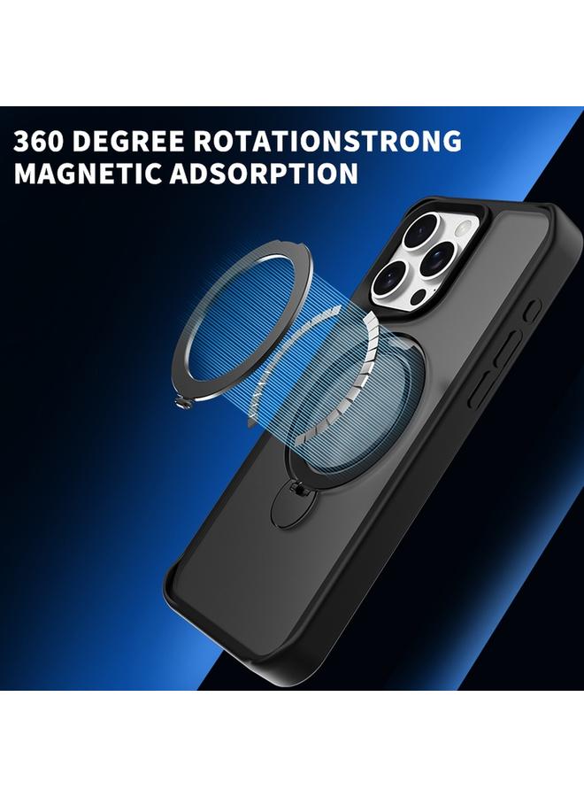 اس-توب جراب لهاتف iPhone 16 Pro Max مزود بحامل غير مرئي وغطاء MagSafe للهاتف - Image 3