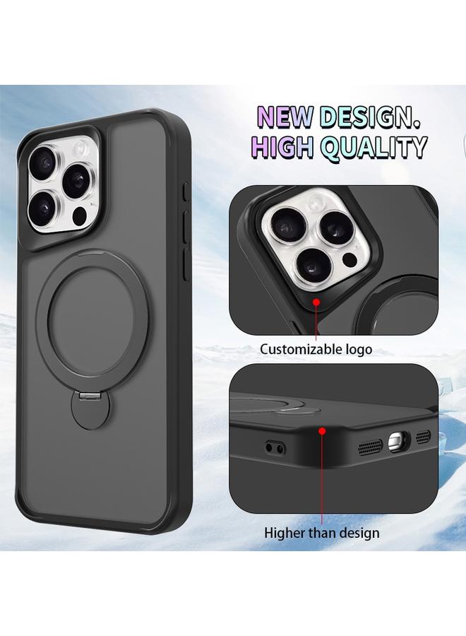 اس-توب جراب لهاتف iPhone 16 Pro Max مزود بحامل غير مرئي وغطاء MagSafe للهاتف - Image 2