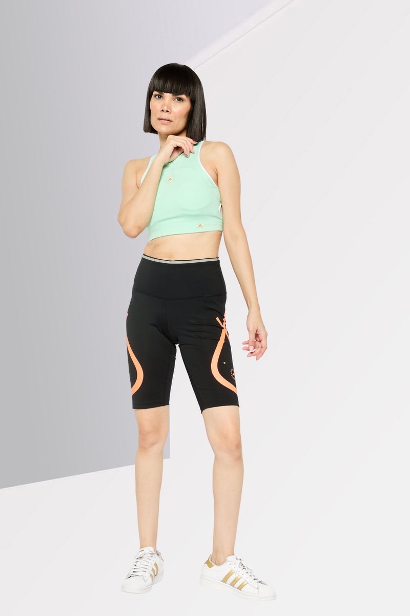 Adidas Adidas by Stella McCartney Women Sportswear Fit Pull On Running Shorts Tights, Black - Image 2