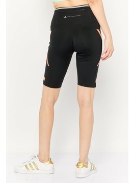 Women Sportswear Fit Pull On Running Short Tights, Black - pzsku/Z7EFBE19EED7F079C8330Z/45/_/1740486102/ca35fef1-450c-4746-979e-cb12626509ce