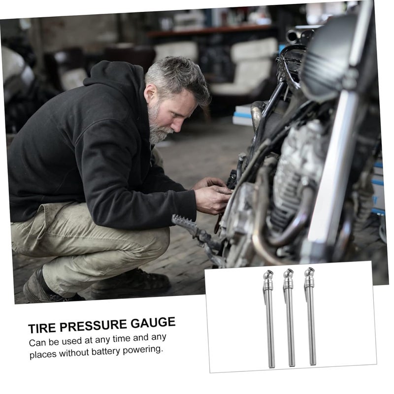 3pcs Practical Car Pressure Gauge Pen for Truck Car SUV Rv Bike and Motorcycle Accurate - Image 4