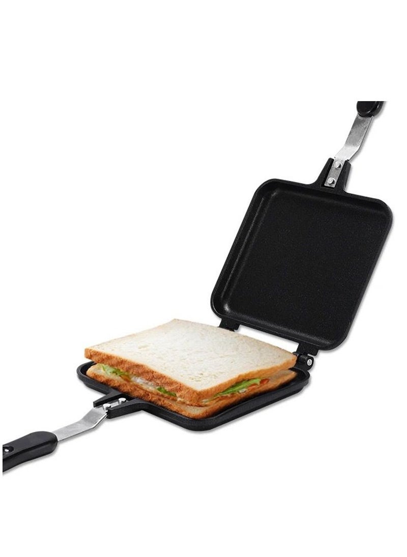 Generic - Double-Sided Frying Pan, Double-Sided Grill Pan Non-stick Frying Pan Waffle Maker for Cake Toast Sandwich, - Image 1