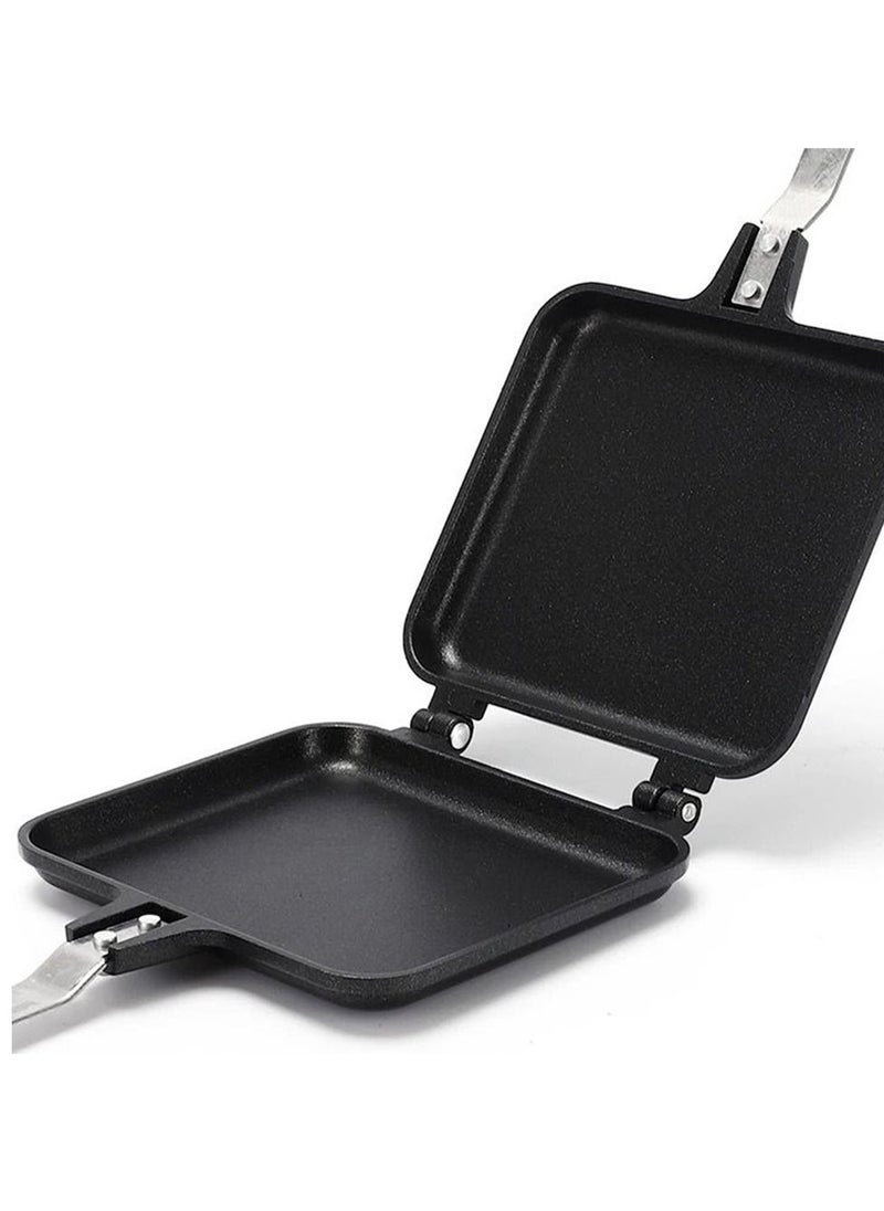 Generic - Double-Sided Frying Pan, Double-Sided Grill Pan Non-stick Frying Pan Waffle Maker for Cake Toast Sandwich, - Image 1