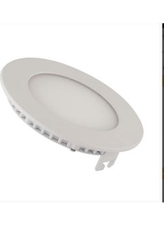 era 6W Slim Led Panel Recessed White Round 