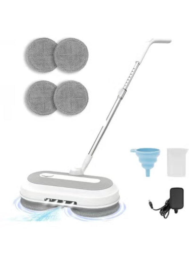Denx Cordless Electric Spin Mop with Built-in Water Sprayer & Bright LED Headlights | Large 290ml Tank & 50-Minute Runtime | Self-Propelled Multi-Surface Floor Cleaner with Adjustable Handle | Rechargeable & Lightweight for Home & Office Use - Image 2