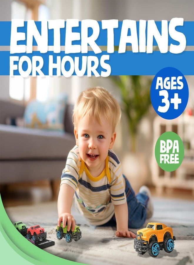 Skoolzy 36-Piece Alphabet Cars - Alphabet Learning Toys with Felt Track Set for ABC Recognition - Ideal Manipulatives for Preschoolers, 3 Year Old Boy Gift, and Toys for 2 Year Old Boys - Image 4