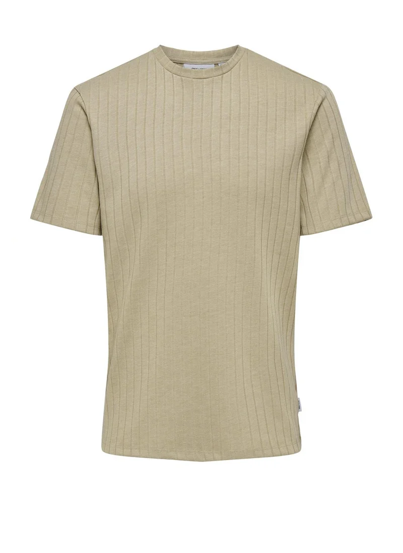 Only & Sons Brode Essential Crew Neck Short Sleeve T-Shirt