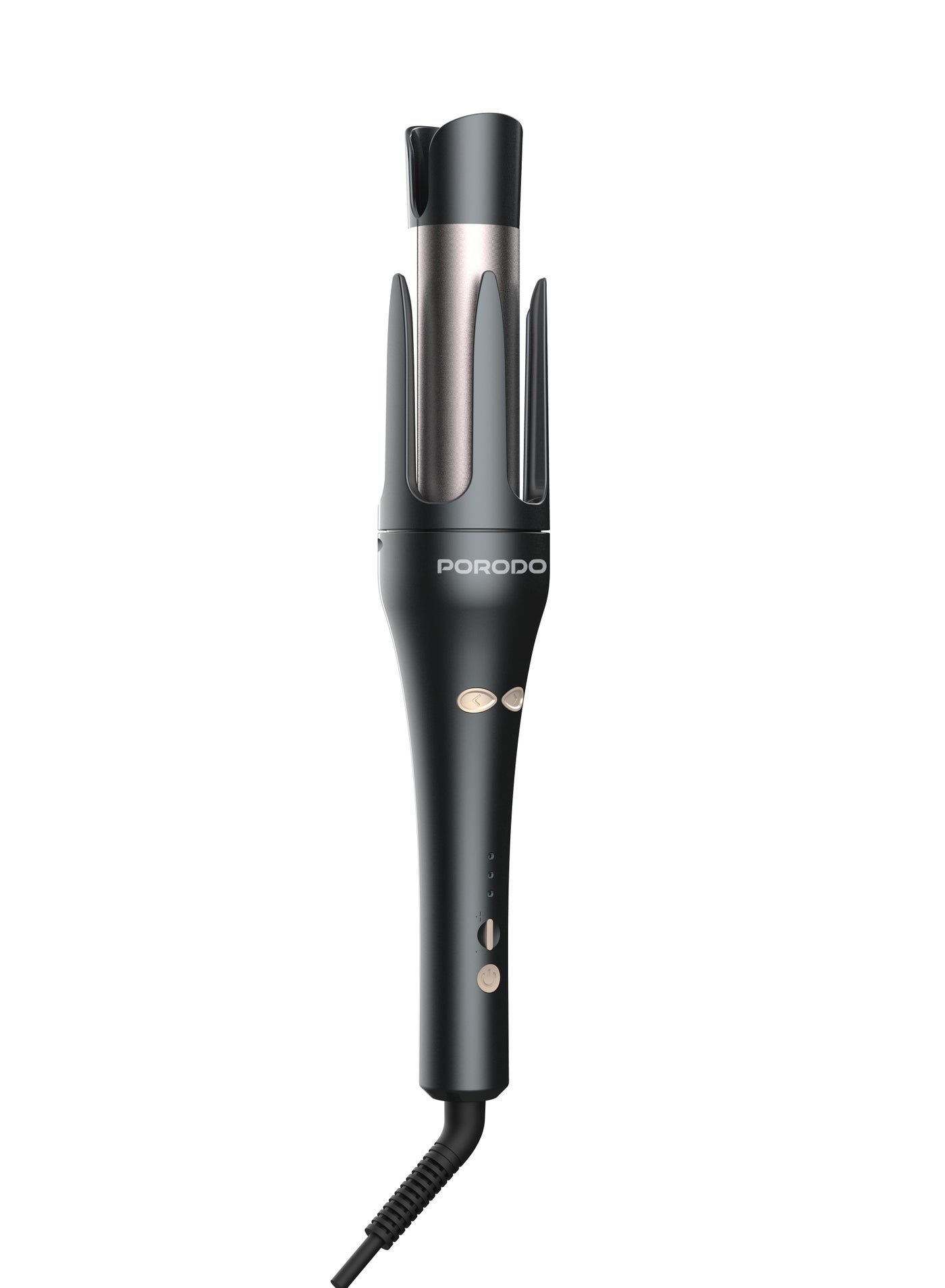 Automatic 2-in-1 Hair Styler/ Intelligent Hair Curler & Straightener with Automatic Rotating Technology/3 Temperature Levels, Ceramic Coating & PTC Fast Heating / Intelligent Hair Styler - Black