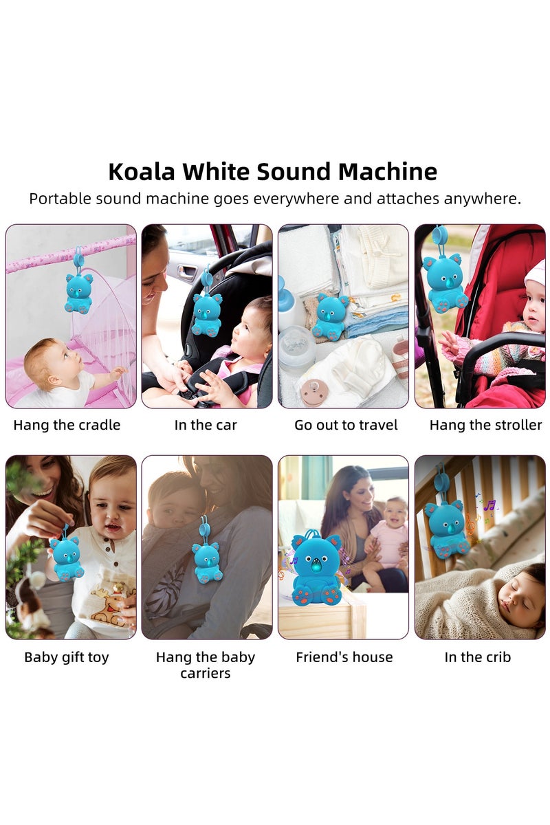 Luminous portable koala doll, timed baby white noise sleep aid Bluetooth music player speaker - Image 5