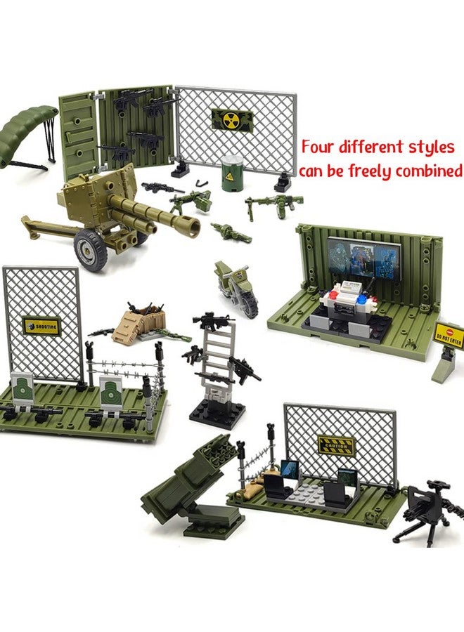 ZHX WW2 Army Military Guns Weapons and Armor Toy Thunder Containers Command Operations Building Block Toy Battle Sets for Kids - Image 3