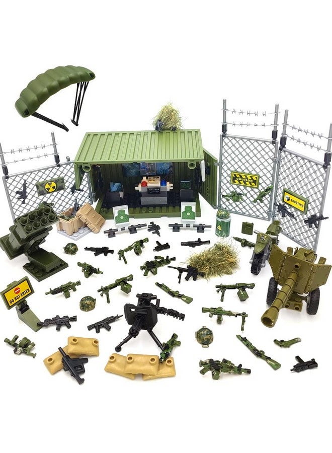ZHX WW2 Army Military Guns Weapons and Armor Toy Thunder Containers Command Operations Building Block Toy Battle Sets for Kids - Image 1
