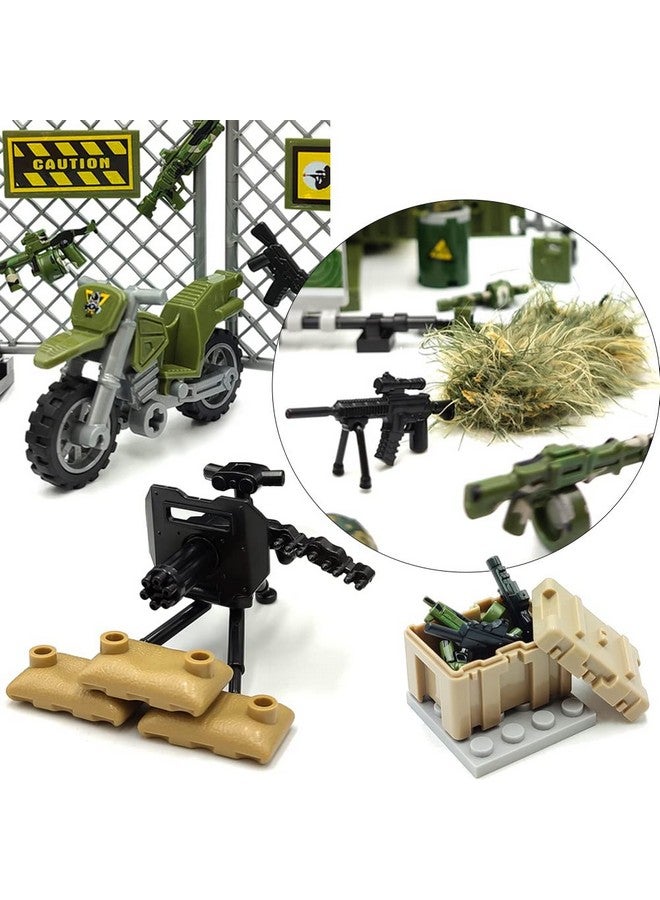 ZHX WW2 Army Military Guns Weapons and Armor Toy Thunder Containers Command Operations Building Block Toy Battle Sets for Kids - Image 5