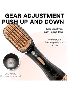 IONIC One Angel Hair Styler One-Step Hot Air Stylers, 2000W Hair Dryer & Volumizer Styler Hot Air Brush (Black)  - Image 3