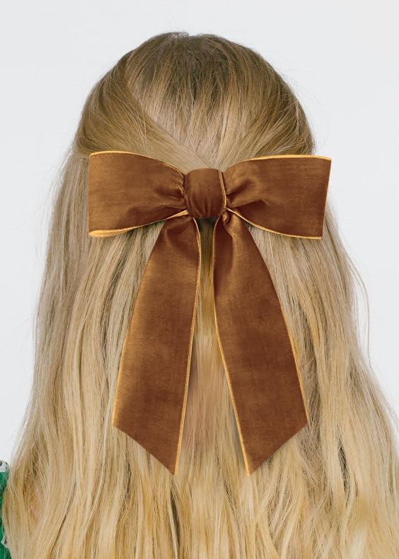 SIMISI RIBBON Copper Velvet Ribbon 1.5'' 25 Yards for Christmas Tree, Gift Wrapping, Flower Bouquet, Wreath Decorations, Bow Making - Image 2