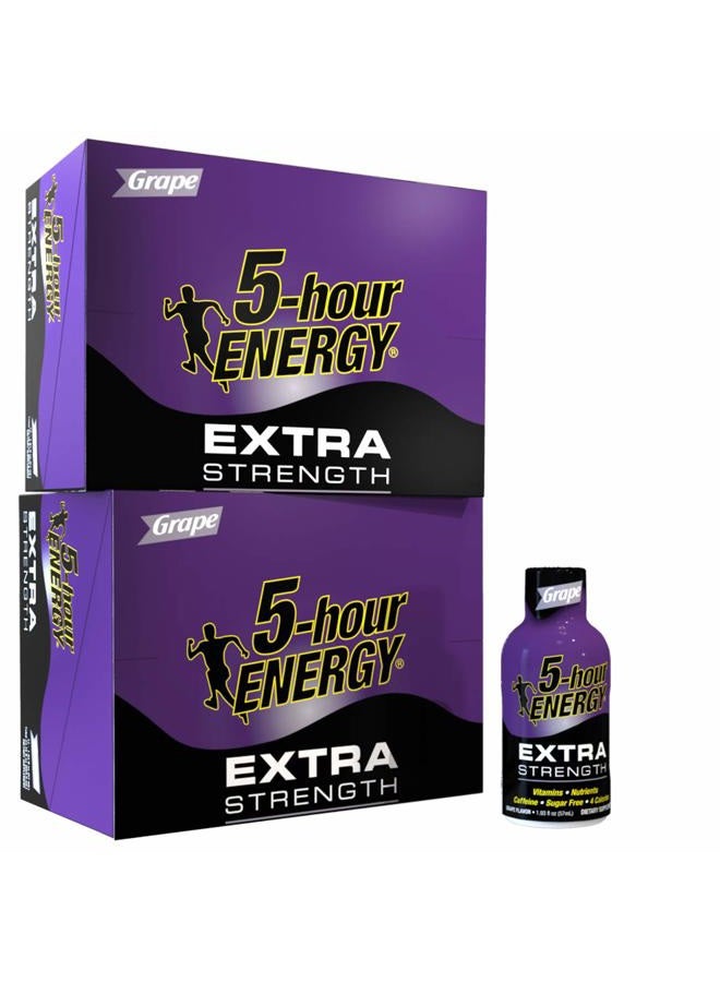 5-hour ENERGY Shot, Extra Strength Grape, 1.93 Ounce, 24 Count - Image 1